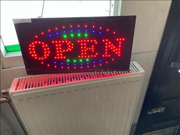 LED skylt OPEN