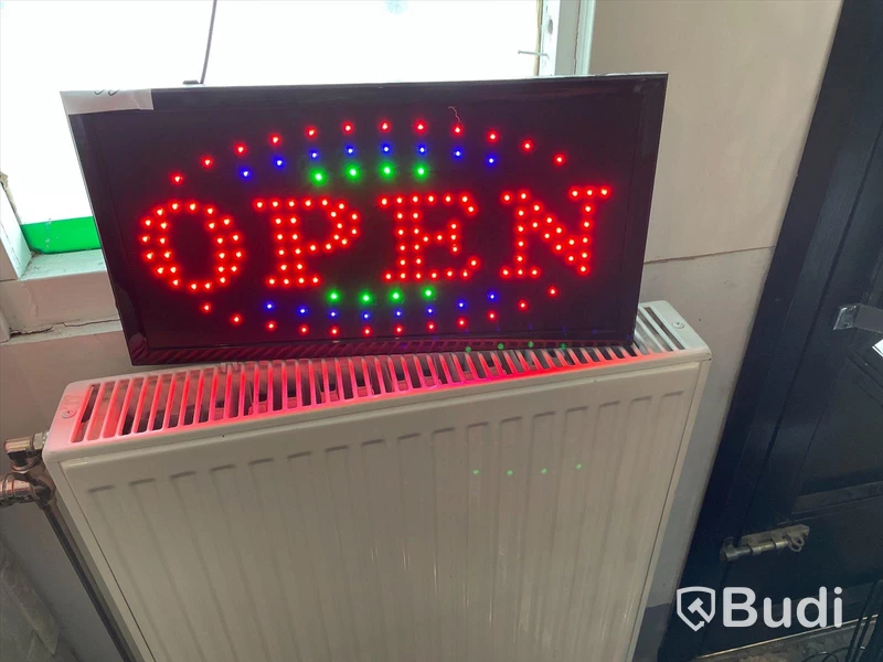 LED skylt OPEN