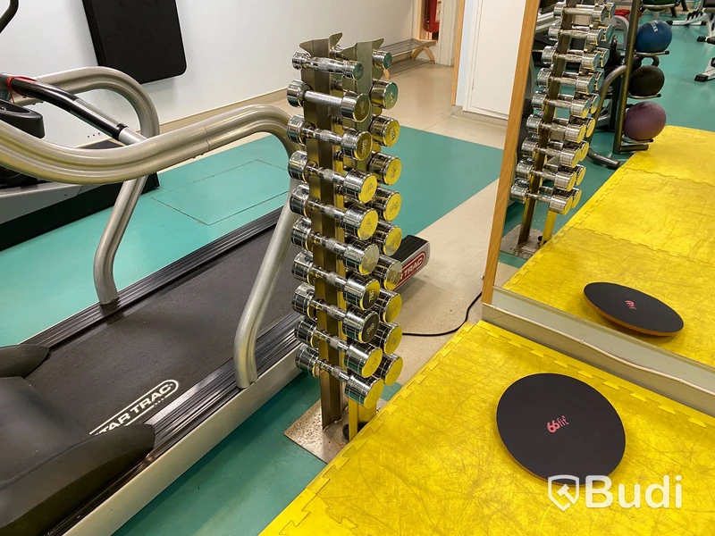 Gymleco hantelset ink ställning. Vikter 1-10 kg . Omstartad pga felbud