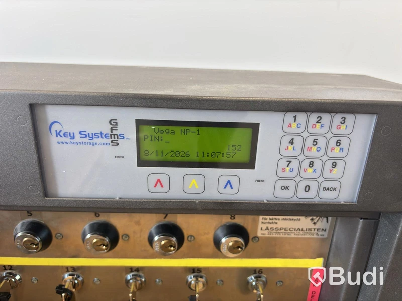 2 SAM electronic key cabinets