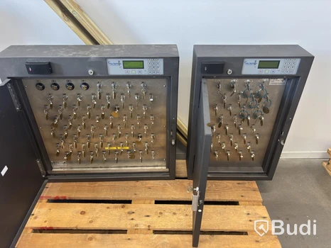 2 st elektroniska nyckelskåp SAM