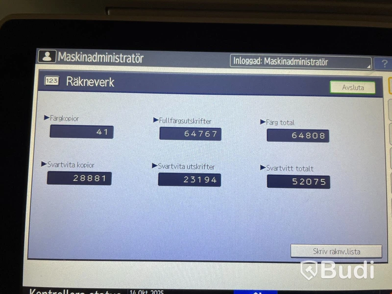 Multifunktionsskrivare MFP Ricoh IM C3000