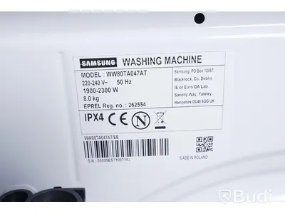 Tvättmaskin - SAMSUNG WW80TA047AT 8kg