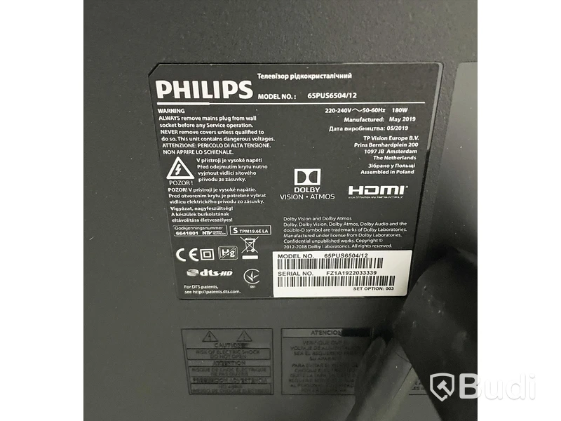TV - PHILIPS Smart LED-TV med 4K UHD Inkl. Fjärrkontroll