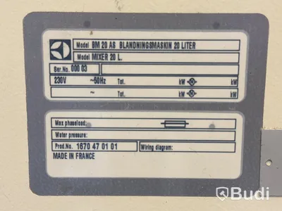 Blandningsmaskin Electrolux BM 20 AS