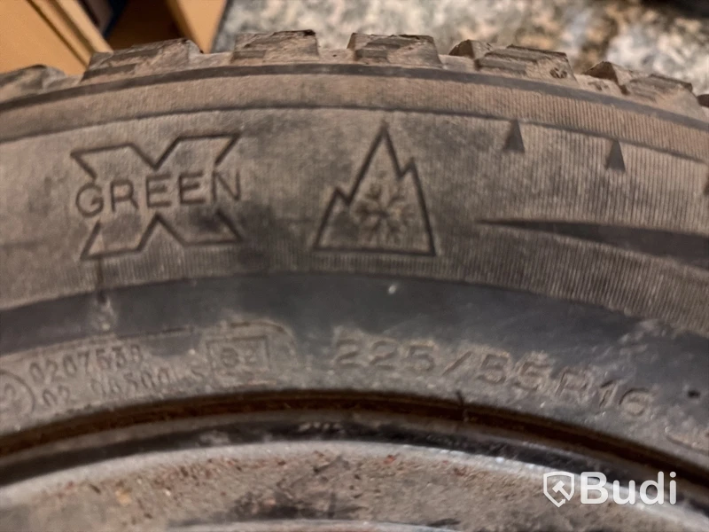 Hjul Mercedes, 225/55 R16, dubbdäck