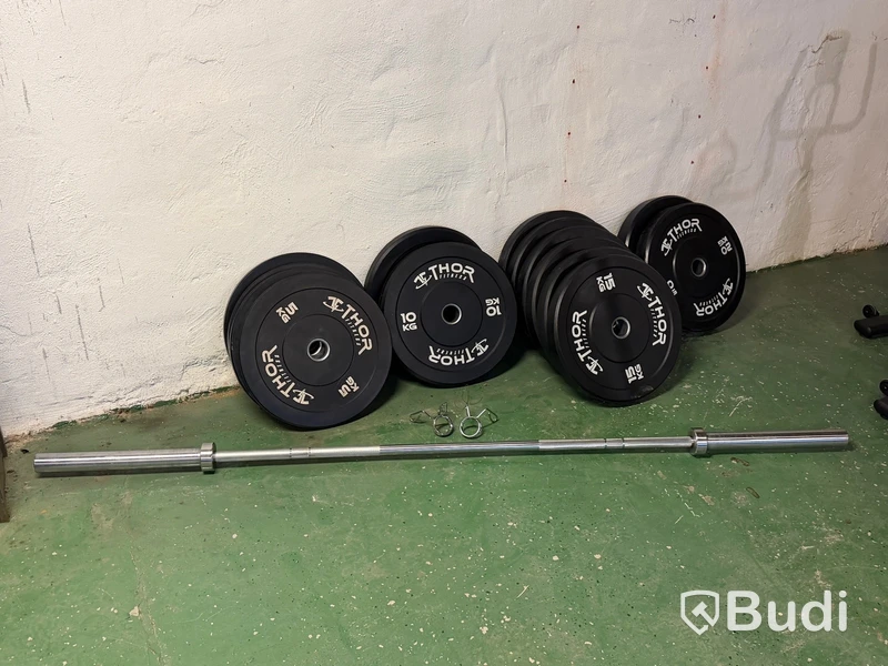 Viktset 170 kg, med stång 20 kg, Thor Fitness