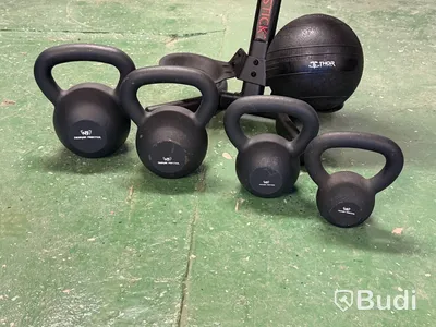 3st slamballs samt Kettlebellset, Thor Fitness/ Nordic Fighter