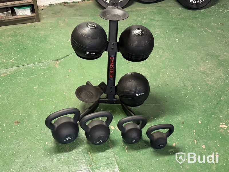 3st slamballs samt Kettlebellset, Thor Fitness/ Nordic Fighter