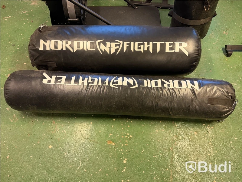 2 st boxningsäckar, Nordic Fighter, svart
