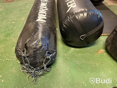 2 st boxningsäckar, Nordic Fighter, svart