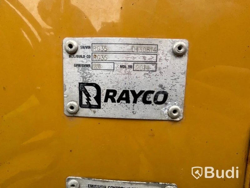 Stubbfräs, RAYCO RG35, 2014