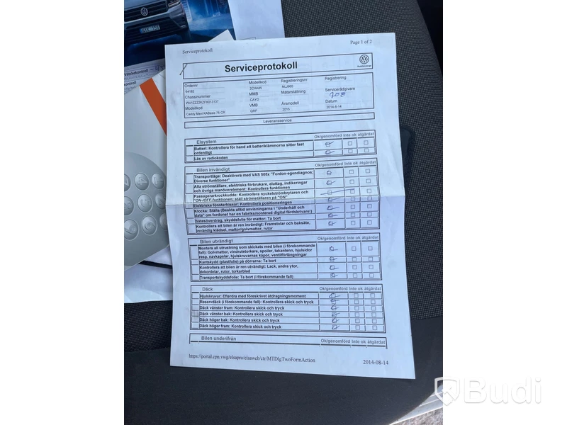 Volkswagen Caddy Maxi Panel Van 1.6 TDI DPF DSG Sequential, 102 hp, 2015
