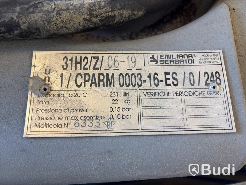 Tanksystem Emiliana Serbatoi, 231 l
