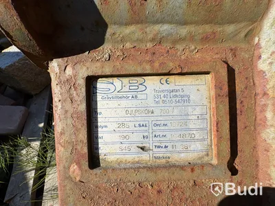 2 Excavator Buckets, Deep Buckets, S45