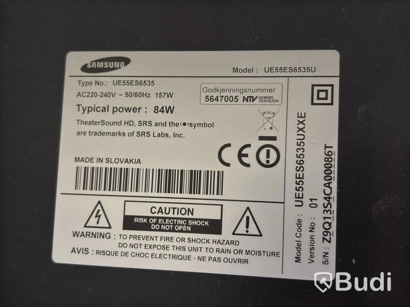 Samsung UE55ES6535U TV, 55 inches, Full HD