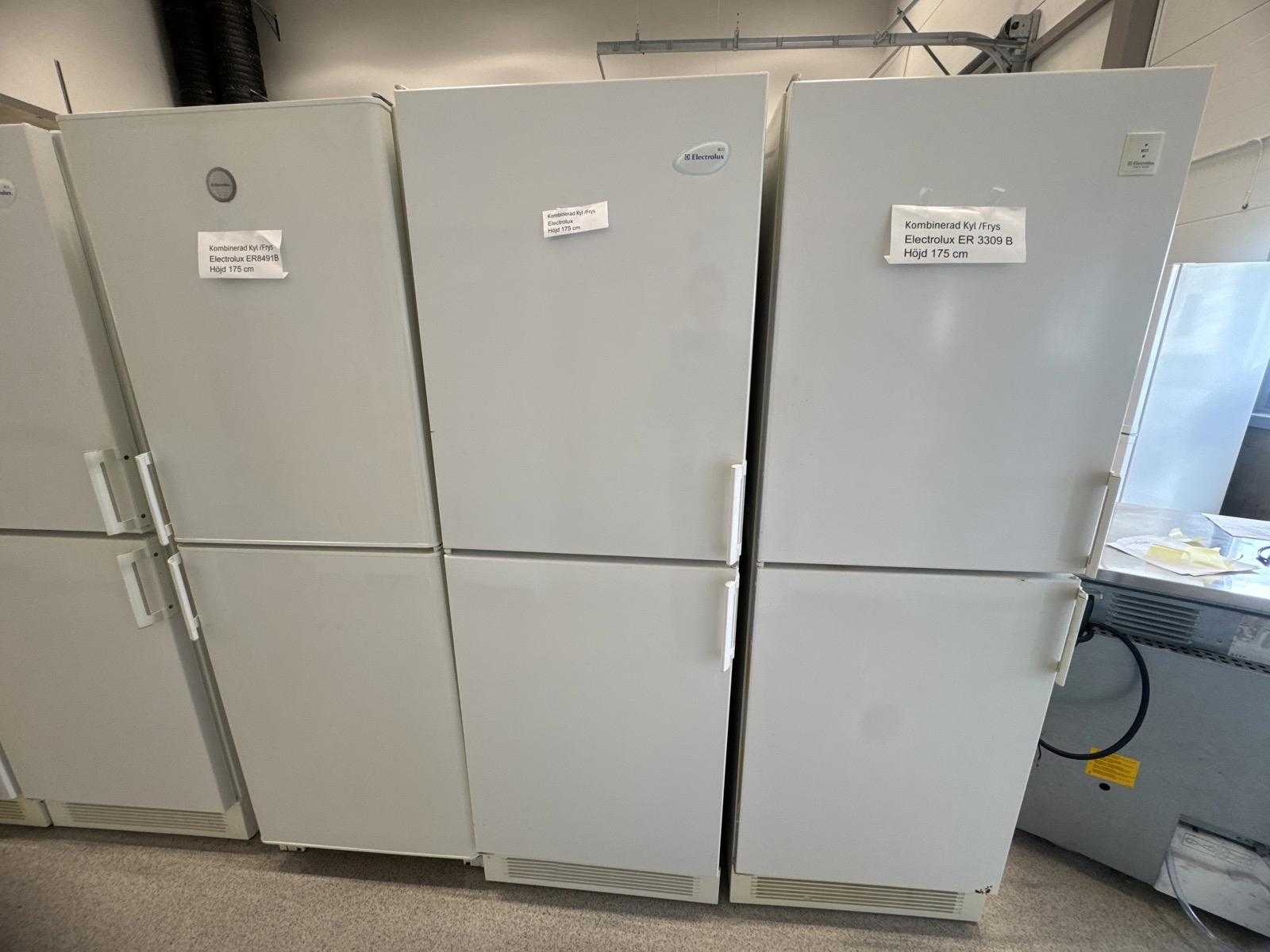 3 st Kombinerad Kyl/Frys Electrolux