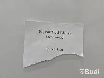 Kombinerad Kyl/Frys Whirlpool