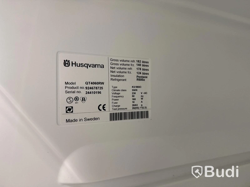 Kombinerad Kyl/Frys Husqvarna