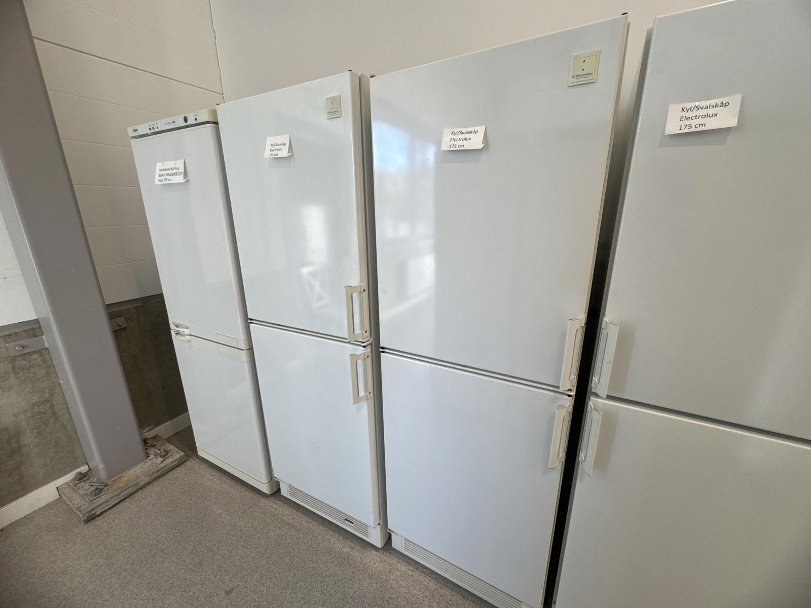 4 st Kombinerad Kyl/Frys Electrolux