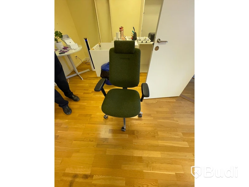 Kontorsstol grön Edsbyn