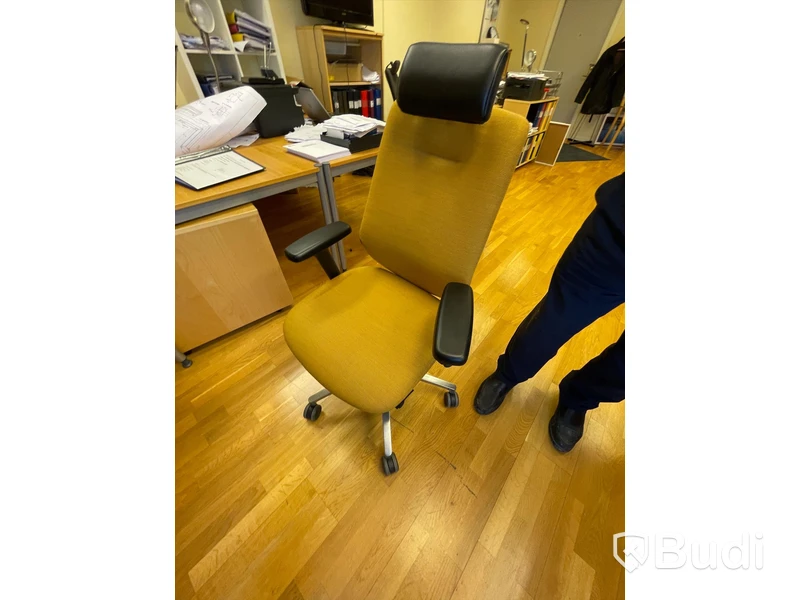 Kontorsstol Edsbyn senapsgul