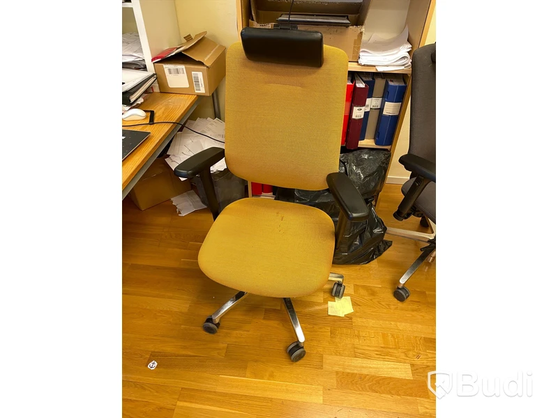 Kontorsstol Edsbyn Senapsgul
