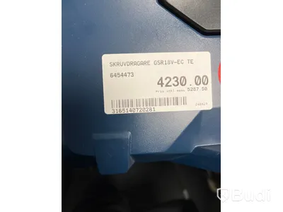 SKRUVDRAGARE GSR18V-EC TE, BOSCH