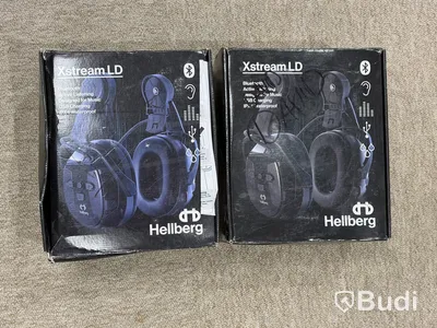 Hörlurar för hjälm, Hellberg Xstream LD, Bluetooth, 2 st