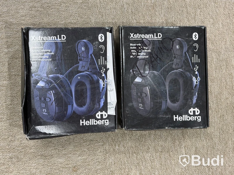 Hörlurar för hjälm, Hellberg Xstream LD, Bluetooth, 2 st