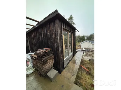 Bod iordninggjord som komplementsbyggnad