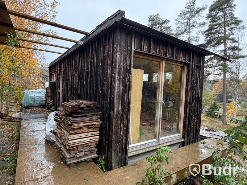 Bod iordninggjord som komplementsbyggnad