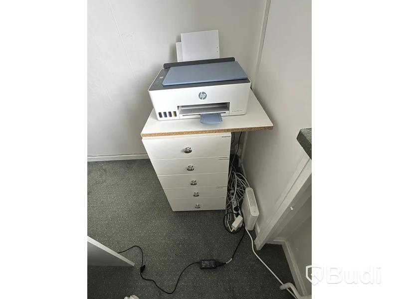 Receptionsdisk samt hurts och skrivare HP