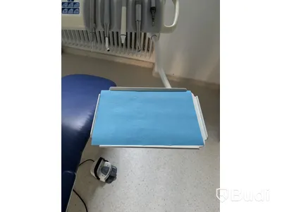 Dental chair PLANMECA COMPACT i with instrument unit and operating light