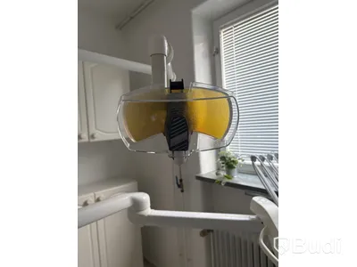 Dental chair PLANMECA COMPACT i with instrument unit and operating light