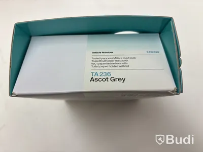 2 st. Toalettpappershållare Tapwell Ascot grey.