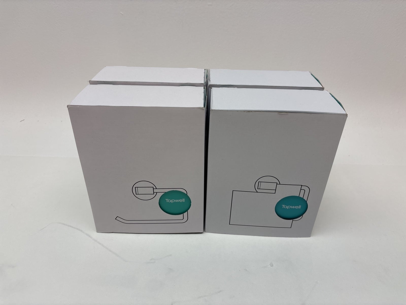 4 st. Toalettpappershållare Tapwell Ascot grey.