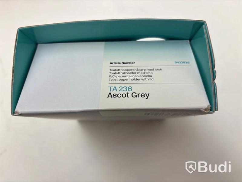 4 st. Toalettpappershållare Tapwell Ascot grey.