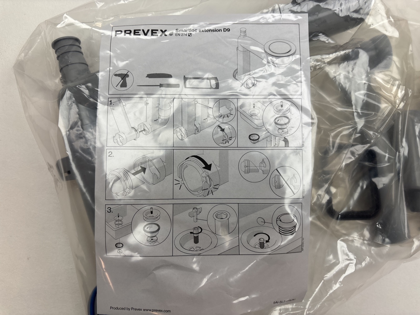 4 st. Diakbänksvattenlås Prevex Smartloc 42EK00902.