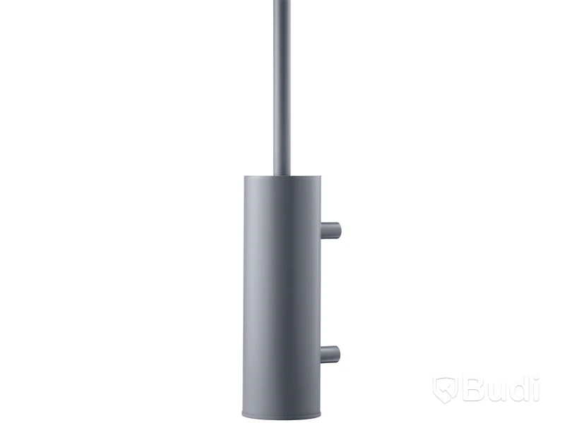 Vägghängd toalettborste med utbytbar borste. Tapwell. Artnr: 9422829. TA220 Ascot Grey.