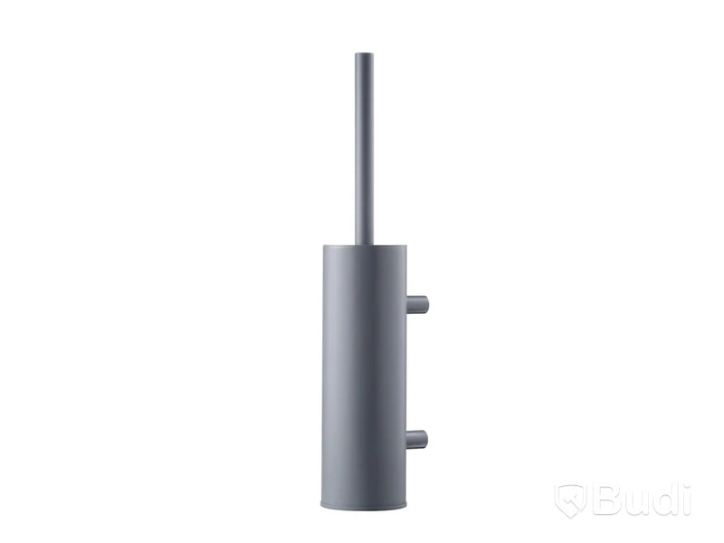 Vägghängd toalettborste med utbytbar borste. , Tapwell, TA220 Ascot Grey