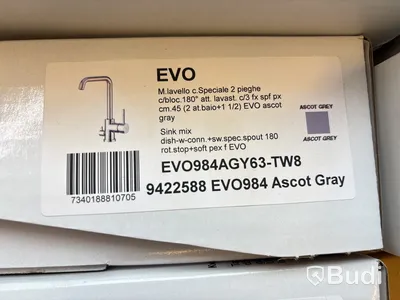 Köksblandare Tapwell, EVO984, Ascot grey