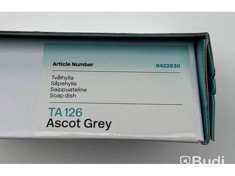 Parti med badrumstillbehör Tapwell, Ascot grey