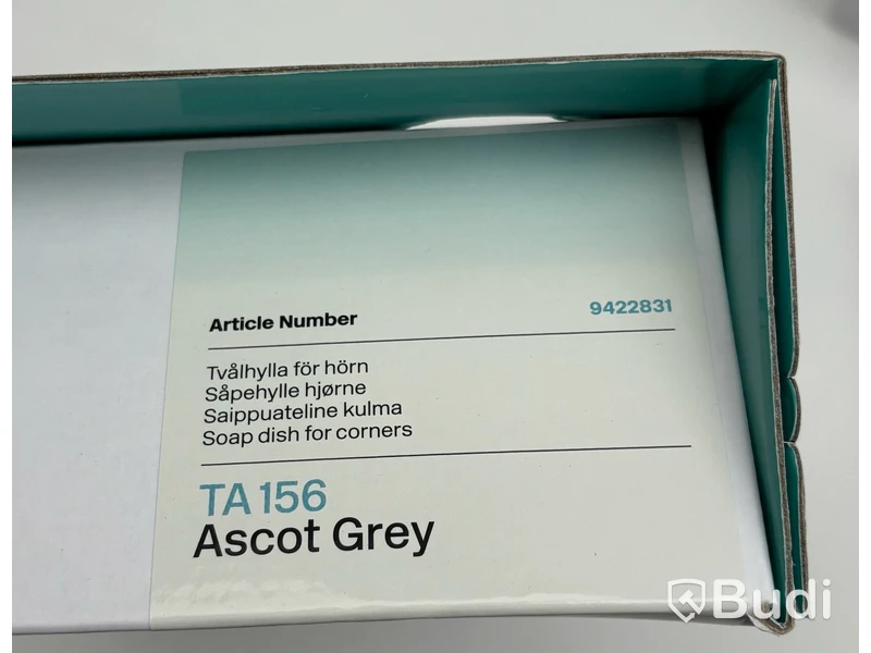 Parti med badrumstillbehör Tapwell, Ascot grey