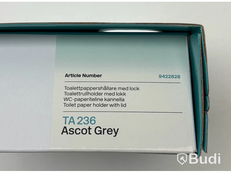 Parti med badrumstillbehör Tapwell, Ascot grey