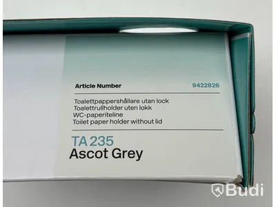 Parti med badrumstillbehör Tapwell, Ascot grey