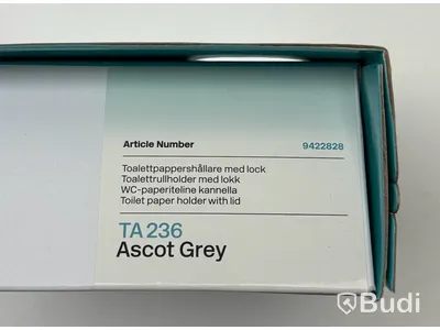 Parti med badrumstillbehör Tapwell, Ascot grey