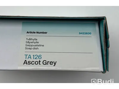 Parti med badrumstillbehör Tapwell, Ascot grey