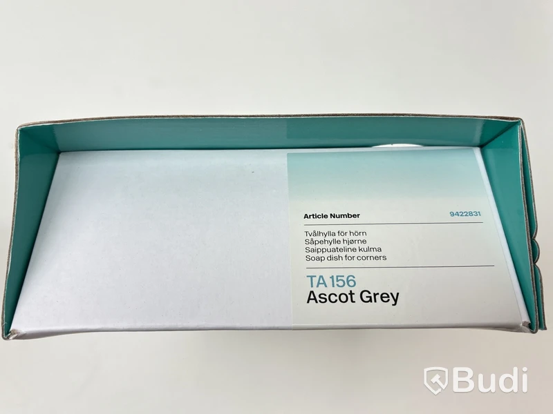 Parti med badrumstillbehör, Tapwell, Ascot grey