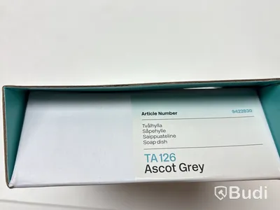 Parti med badrumstillbehör, Tapwell, Ascot grey